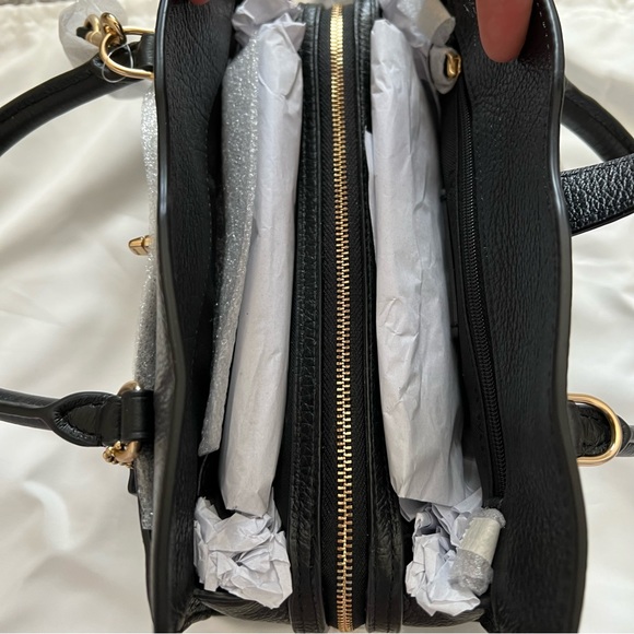 Coach small satchel bag mercer 24 black NWT - Picture 4 of 7